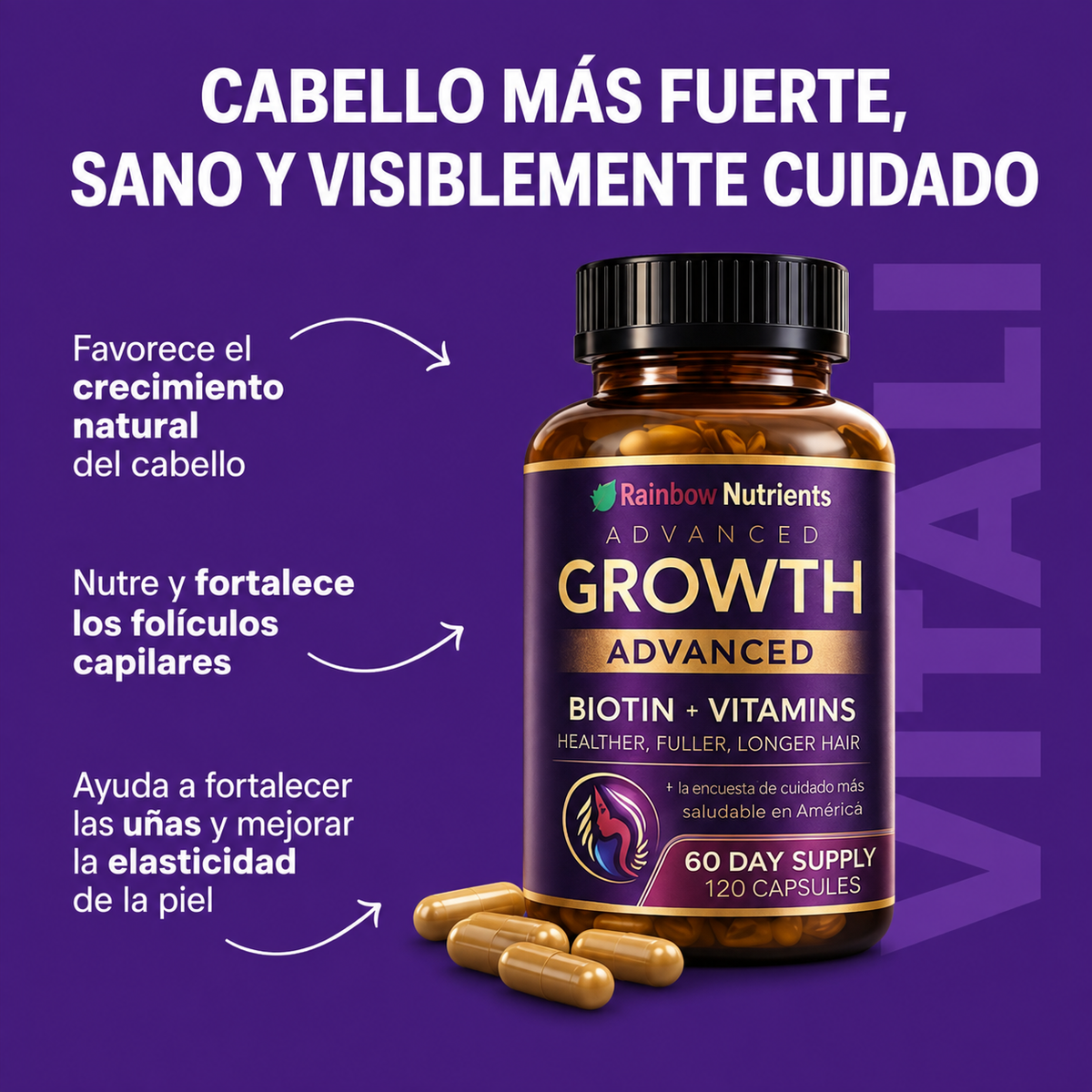 Vitali™ - Vitaminas 24 en 1 para el cabello