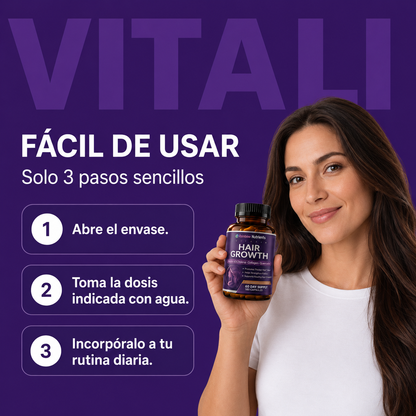Vitali™ - Vitaminas 24 en 1 para el cabello