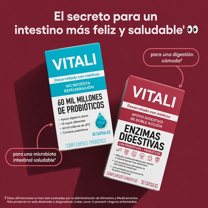 Vitali™ - Probiótico Digestivo para el Bienestar Intestinal