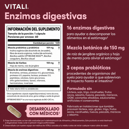 Vitali™ - Probiótico Digestivo para el Bienestar Intestinal