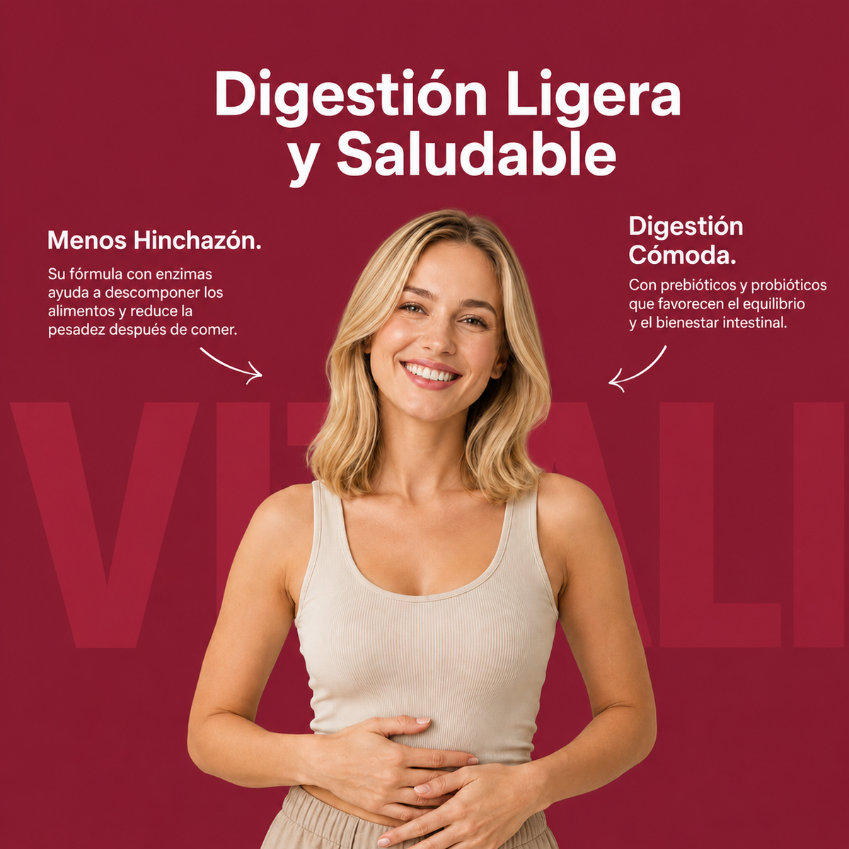 Vitali™ - Probiótico Digestivo para el Bienestar Intestinal