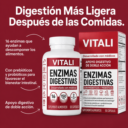 Vitali™ - Probiótico Digestivo para el Bienestar Intestinal
