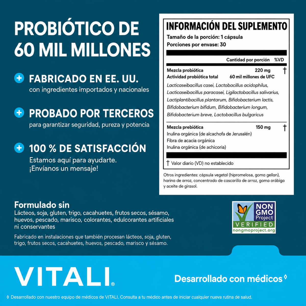 Vitali™ - Probiótico Digestivo
