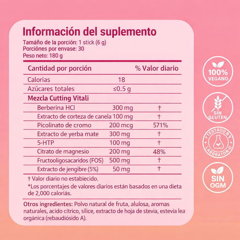 Vitali™ - Sticks Naturales de Desintoxicación