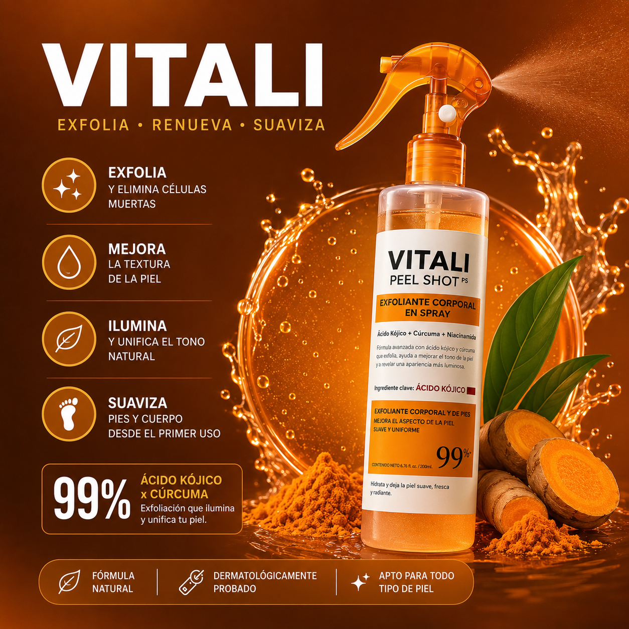 Vitali™ - Exfoliante Corporal para Zonas Oscuras