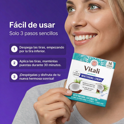 Vitali™ - Tiras Blanqueadoras de coco