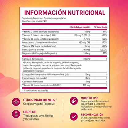 Vitali™ - Magnesio Complex para mujeres