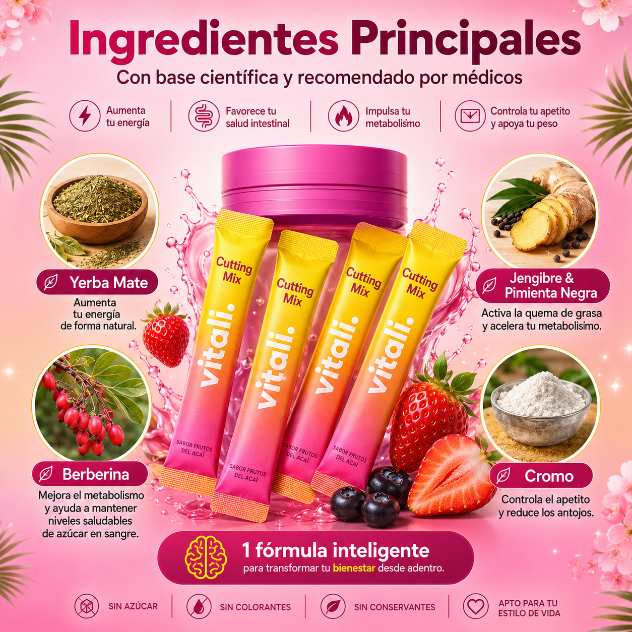 Vitali™ - Sticks Naturales de Desintoxicación