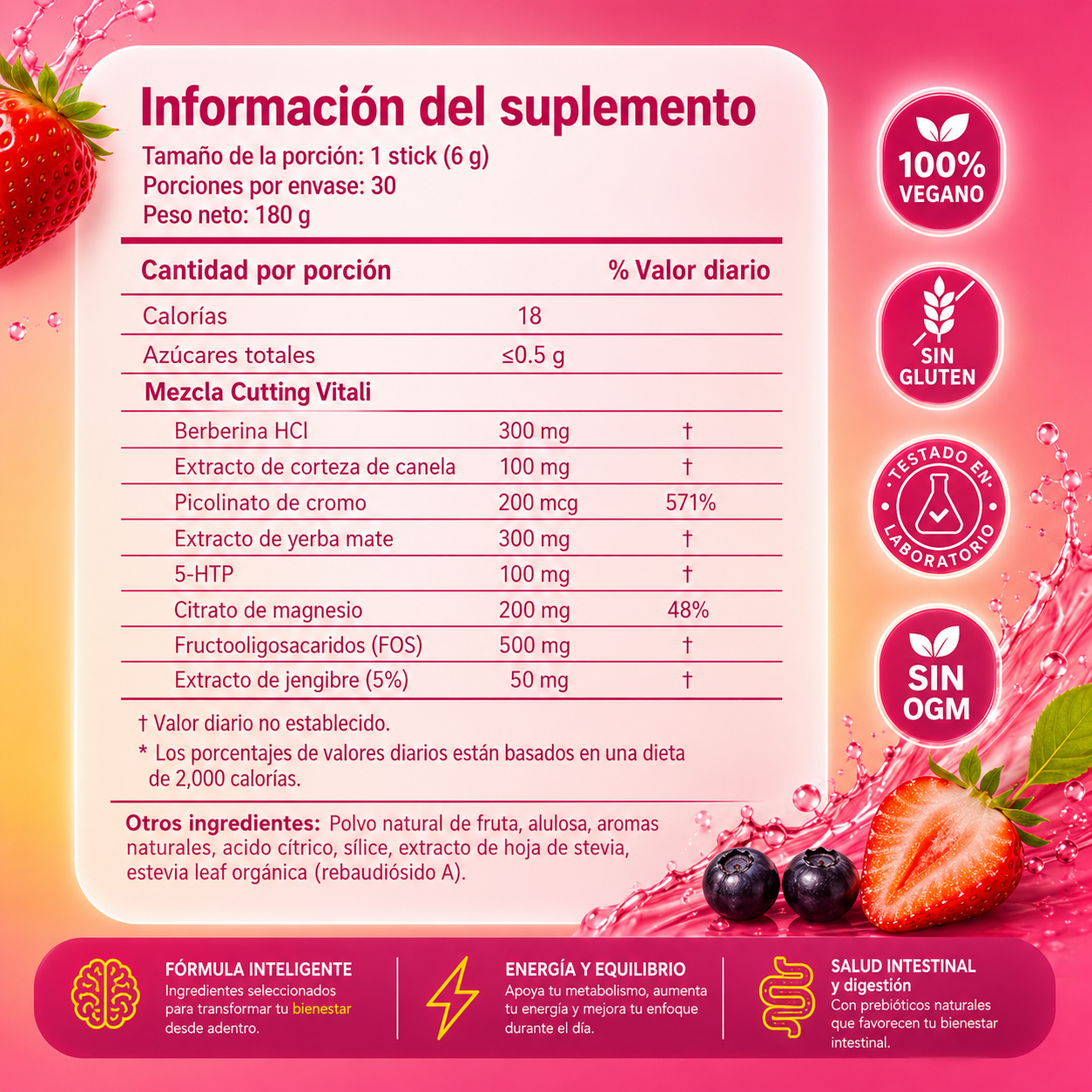 Vitali™ - Sticks Naturales de Desintoxicación