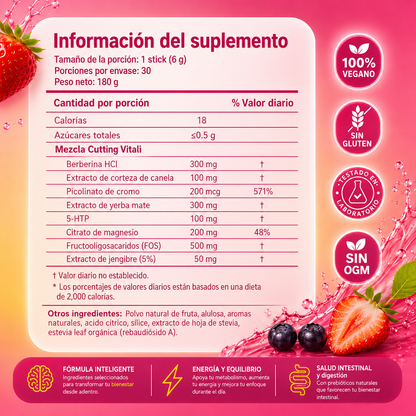 Vitali™ - Sticks Naturales de Desintoxicación