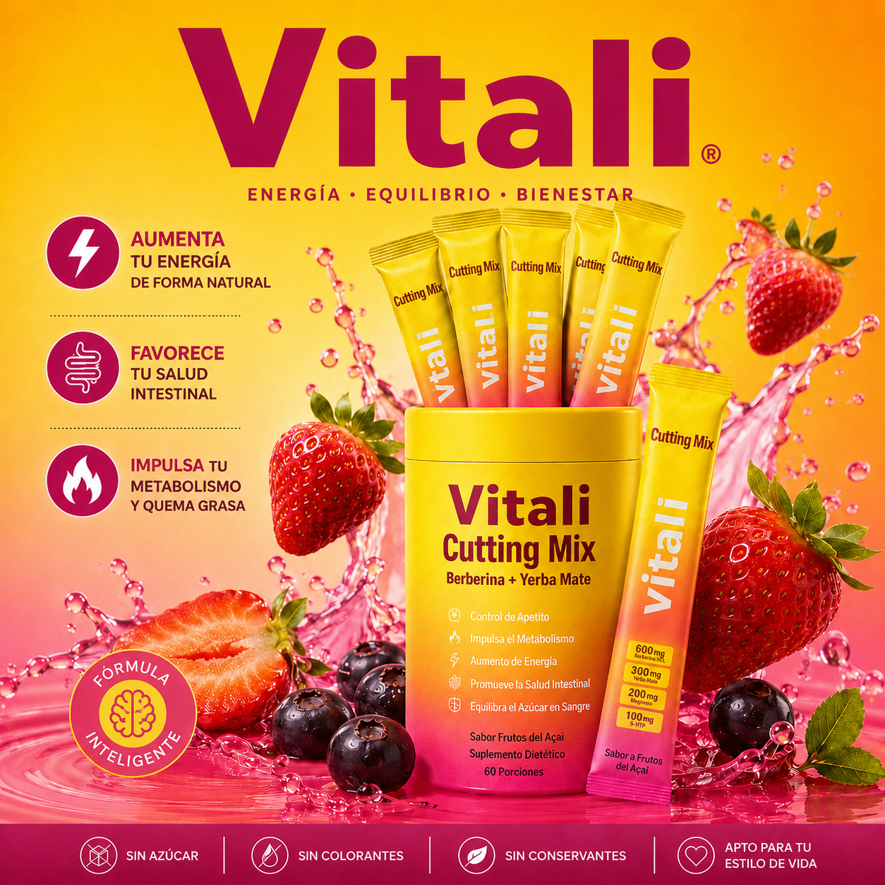 Vitali™ - Sticks Naturales de Desintoxicación